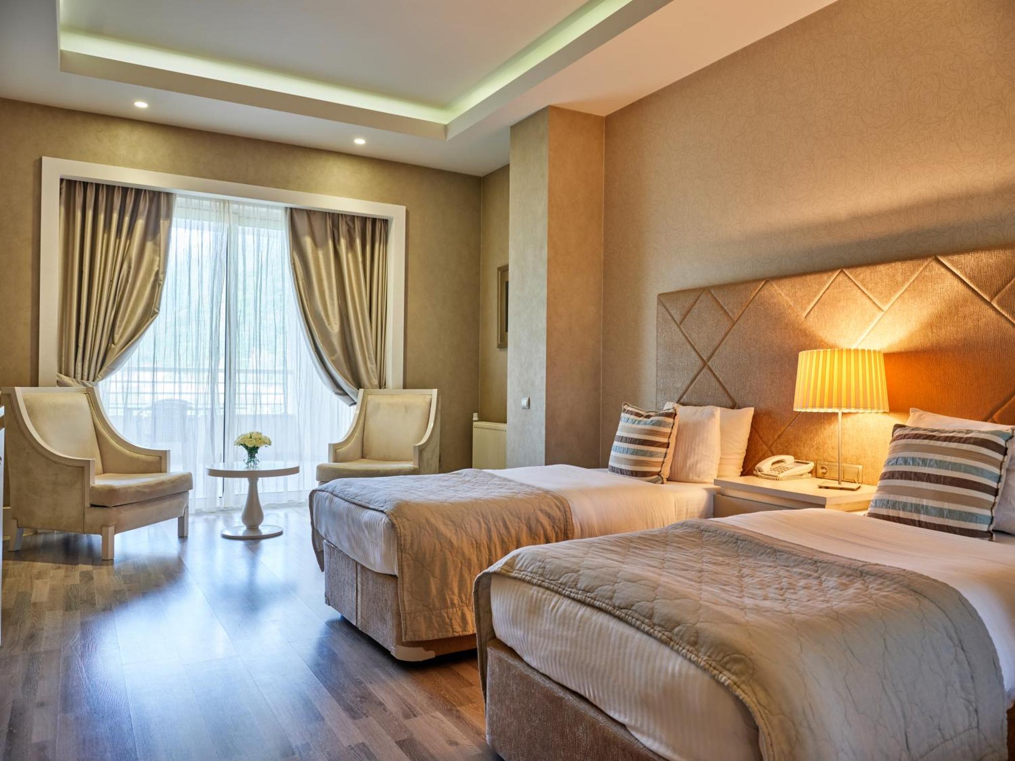 Qafqaz Riverside Hotel Gabala Exterior photo Deluxe Room