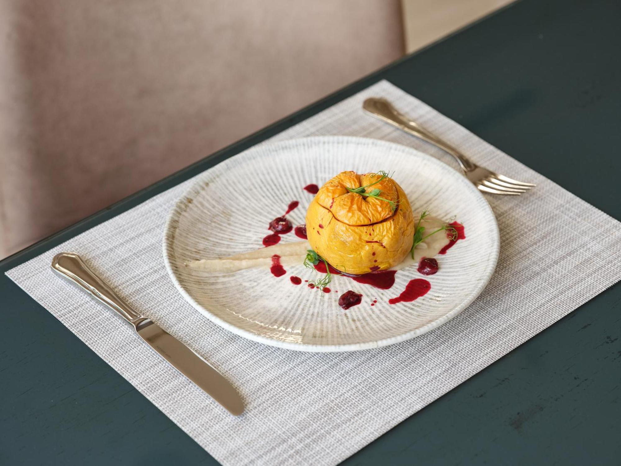 Qafqaz Riverside Hotel Gabala Exterior photo A prepared soufflé