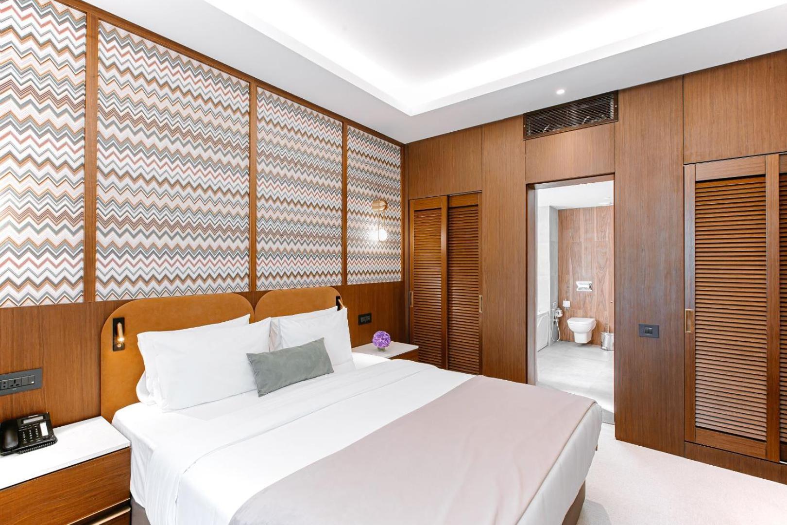 Qafqaz Riverside Hotel Gabala Exterior photo A bedroom at the hotel